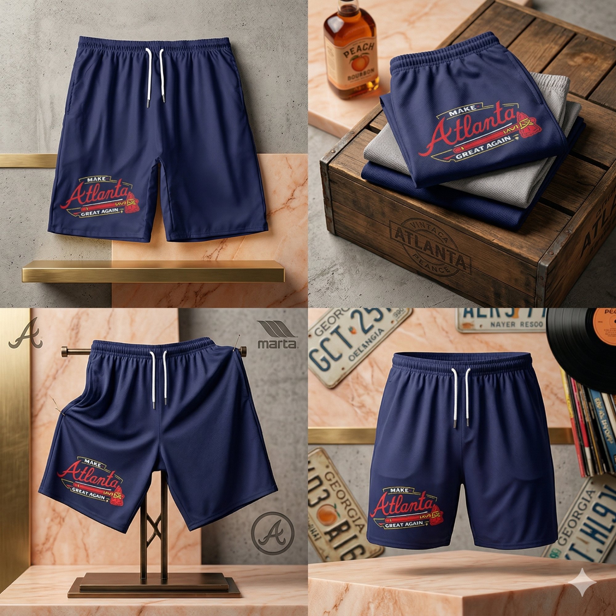 Script Swim — Navy